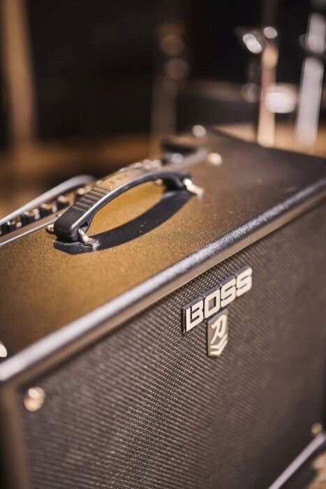 Boss-MK2 guitar amp in rehearsal studio