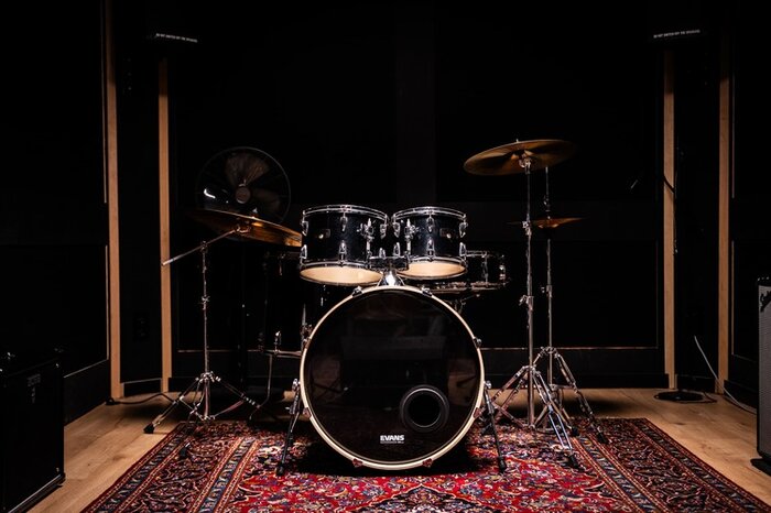 Tama ImperialStar Drum set in a rehearsal studio