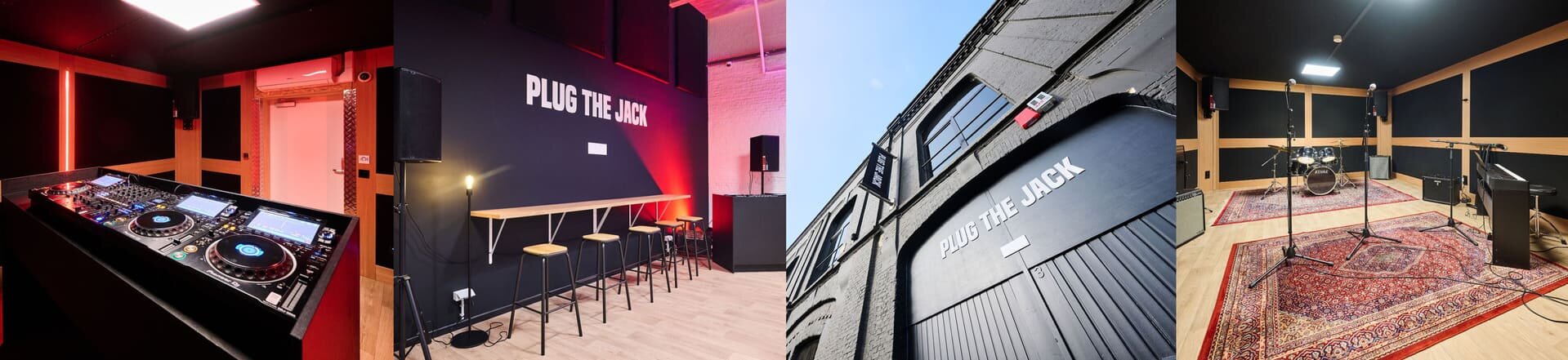 Music studios at Plug The Jack in Antwerp